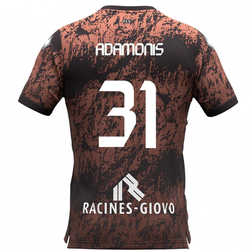 Danxen Kvinnor Marius Adamonis #31 Brunt Svart Bortatröja Matchtröjor 2025/26 Tröjor T-Tröja