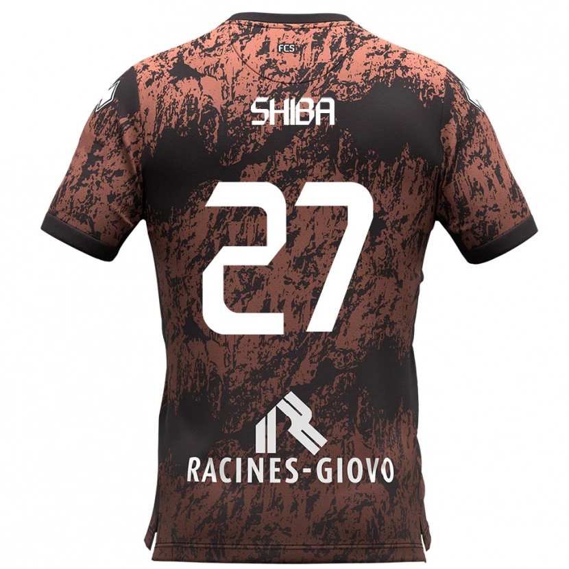 Danxen Kvinnor Cristian Shiba #27 Brunt Svart Bortatröja Matchtröjor 2025/26 Tröjor T-Tröja