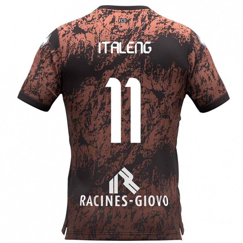 Danxen Kvinnor Jonathan Italeng #11 Brunt Svart Bortatröja Matchtröjor 2025/26 Tröjor T-Tröja