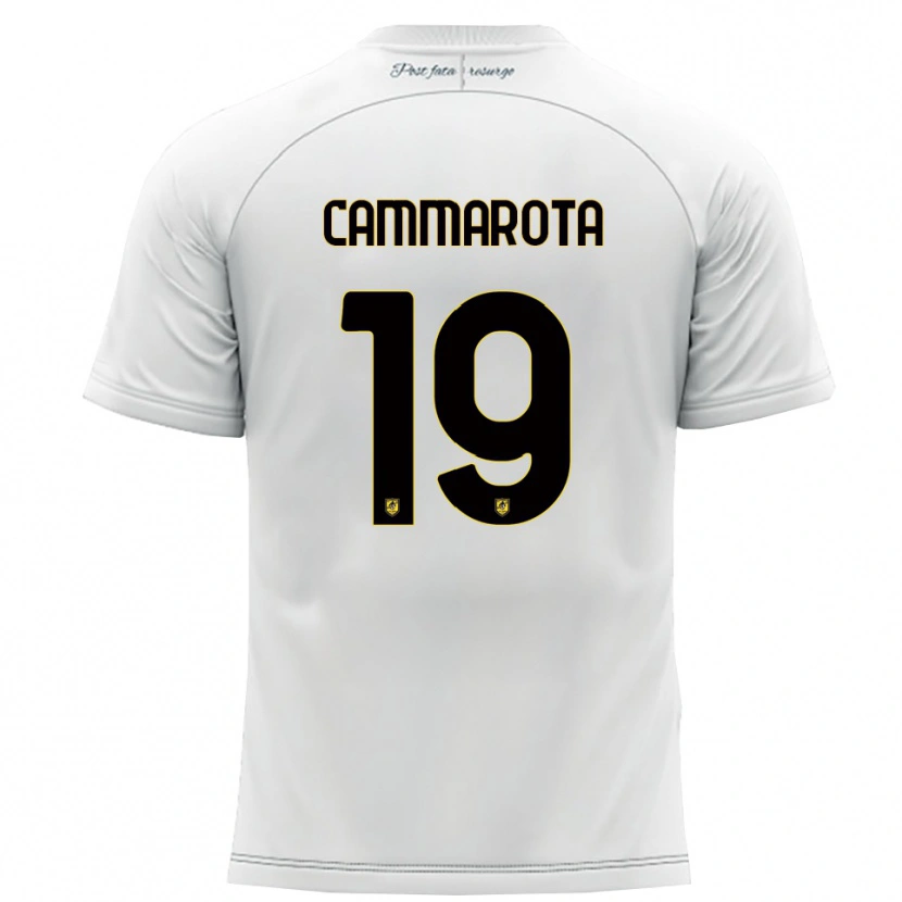 Danxen Kvinnor Vincenzo Cammarota #19 Vitt Gult Bortatröja Matchtröjor 2025/26 Tröjor T-Tröja
