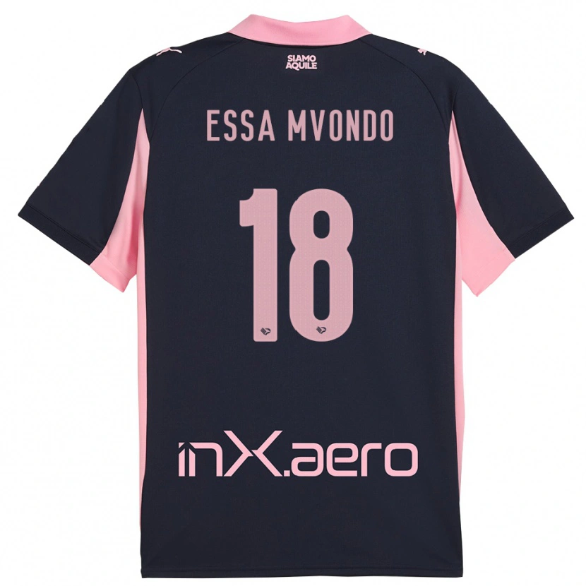 Danxen Kvinnor Troy Evans Essa Mvondo #18 Marinblå Rosa Bortatröja Matchtröjor 2025/26 Tröjor T-Tröja