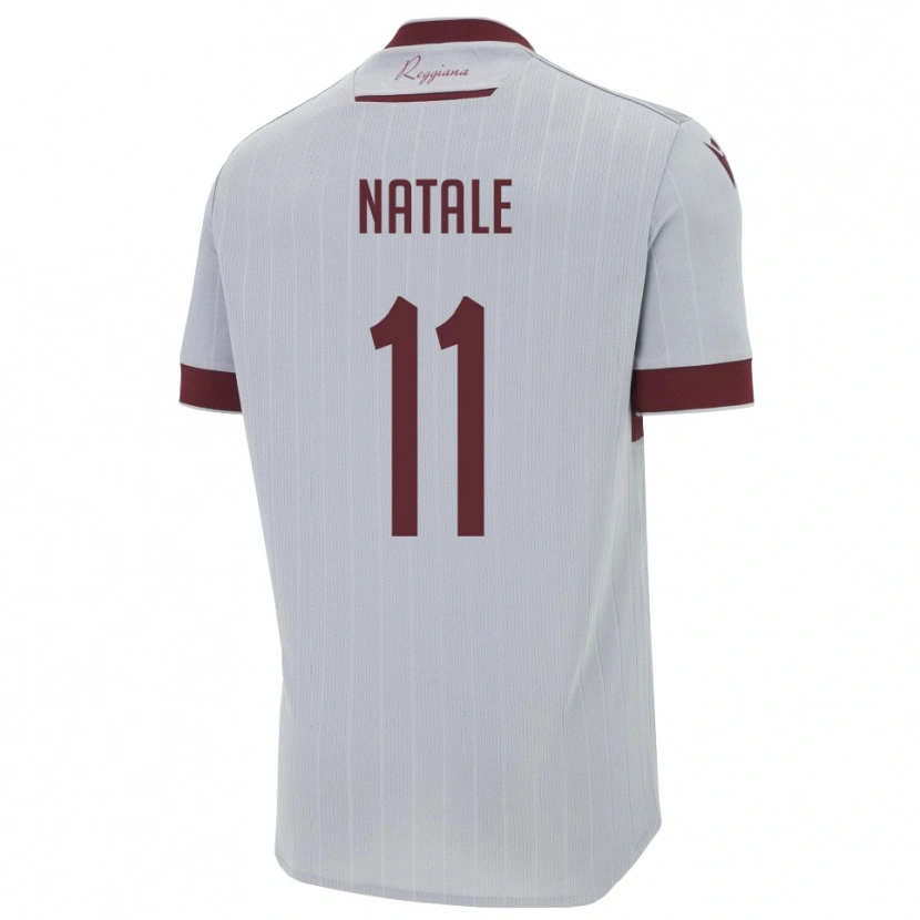 Danxen Kvinnor Mario Natale #11 Bourgogne Vitt Bortatröja Matchtröjor 2025/26 Tröjor T-Tröja