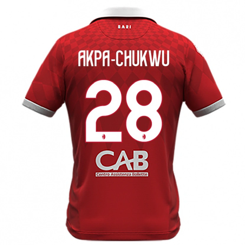 Danxen Kvinnor Hemsley Akpa-Chukwu #28 Röd Vit Bortatröja Matchtröjor 2025/26 Tröjor T-Tröja