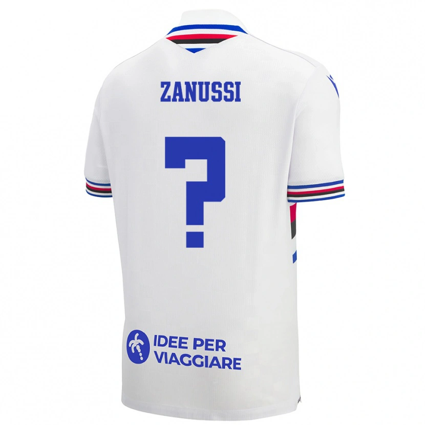 Danxen Kvinnor Hashley Zanussi #0 Vit Blå Röd Bortatröja Matchtröjor 2025/26 Tröjor T-Tröja