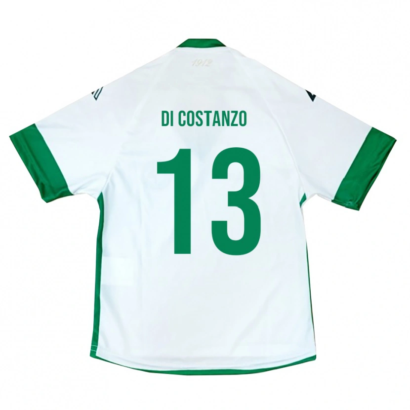 Danxen Kvinnor Raffaele Maria Di Costanzo #13 Vit Grön Blå Bortatröja Matchtröjor 2025/26 Tröjor T-Tröja