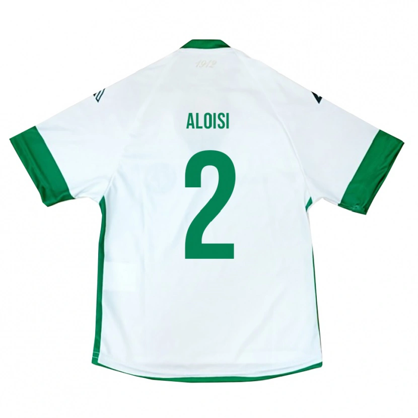 Danxen Kvinnor Antonio Aloisi #2 Vit Grön Blå Bortatröja Matchtröjor 2025/26 Tröjor T-Tröja