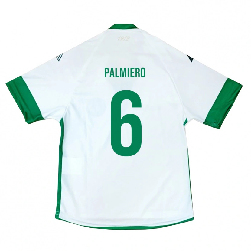 Danxen Kvinnor Luca Palmiero #6 Vit Grön Blå Bortatröja Matchtröjor 2025/26 Tröjor T-Tröja