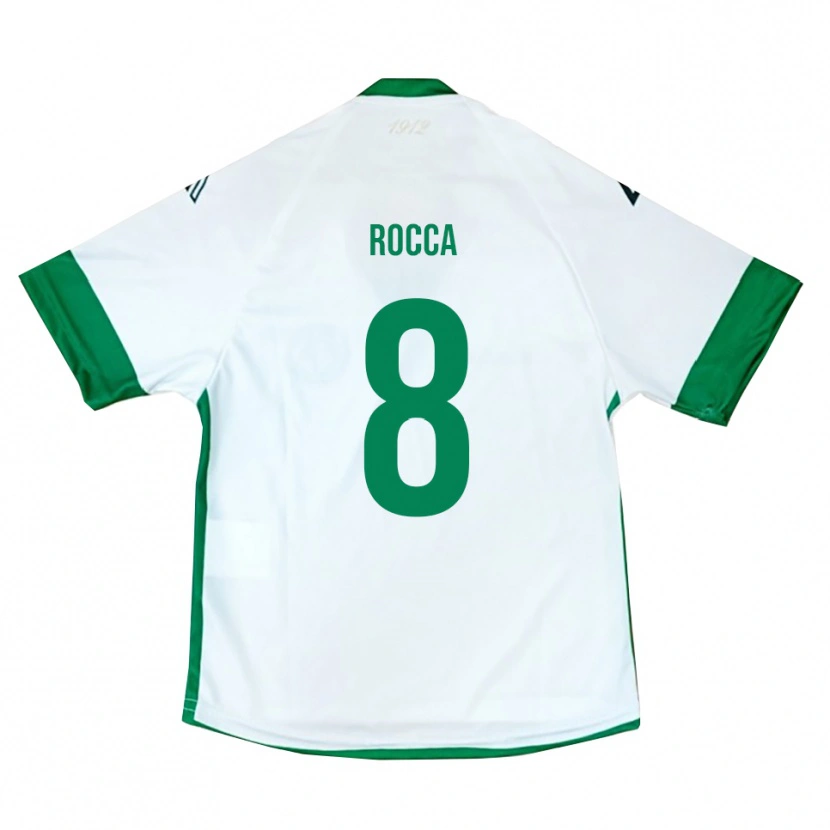Danxen Kvinnor Michele Rocca #8 Vit Grön Blå Bortatröja Matchtröjor 2025/26 Tröjor T-Tröja