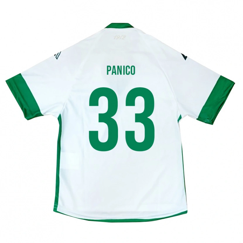 Danxen Kvinnor Giuseppe Panico #33 Vit Grön Blå Bortatröja Matchtröjor 2025/26 Tröjor T-Tröja