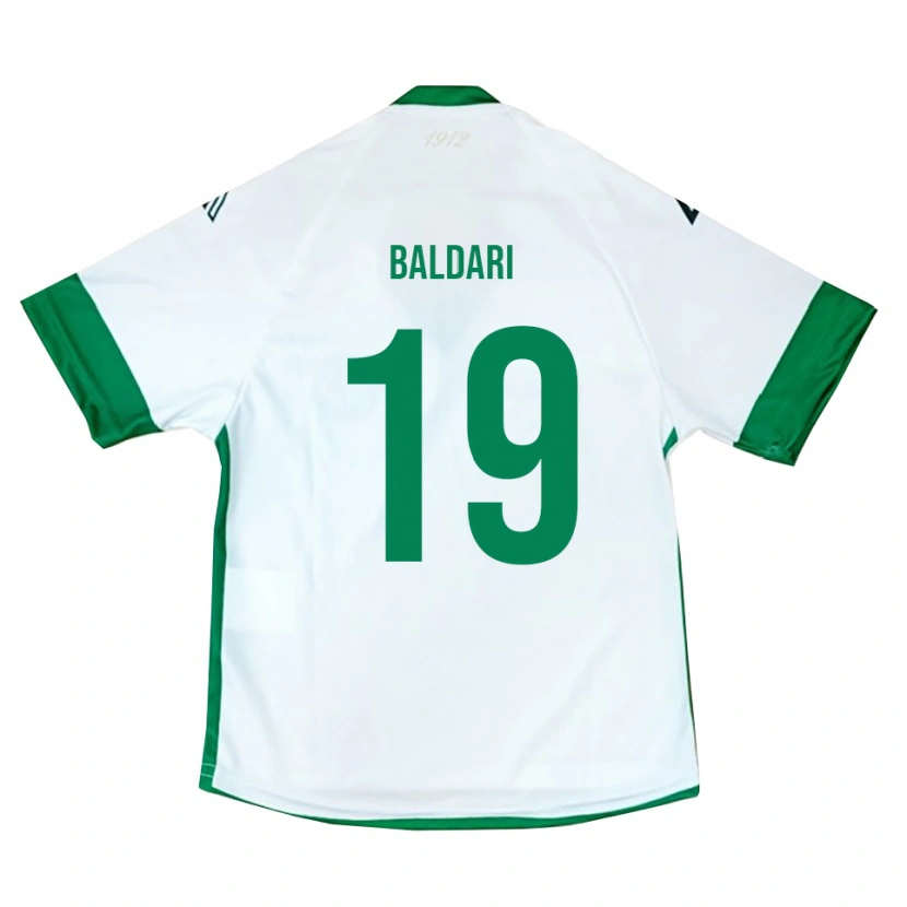 Danxen Kvinnor Gabriele Baldari #19 Vit Grön Blå Bortatröja Matchtröjor 2025/26 Tröjor T-Tröja