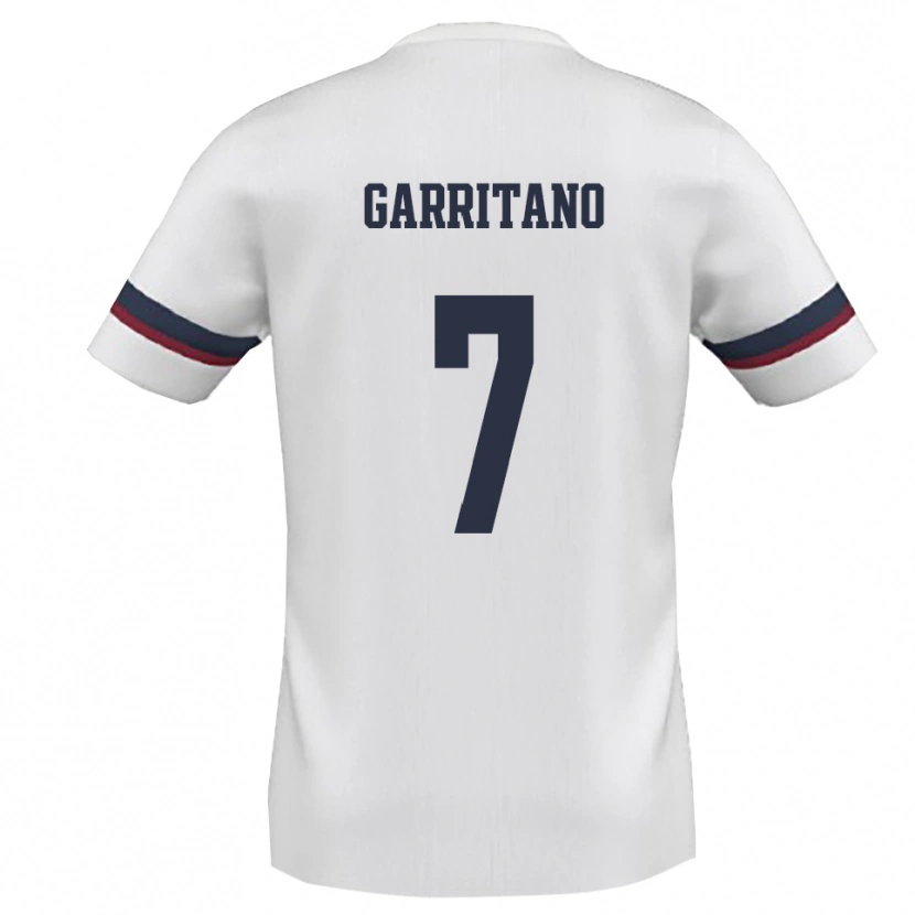 Danxen Kvinnor Luca Garritano #7 Vit Röd Bortatröja Matchtröjor 2025/26 Tröjor T-Tröja