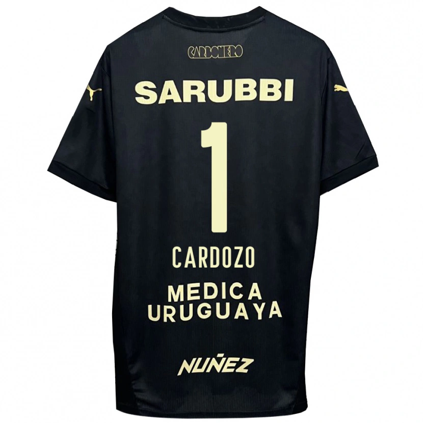 Danxen Kvinnor Thiago Cardozo #1 Svart Guld Bortatröja Matchtröjor 2025/26 Tröjor T-Tröja