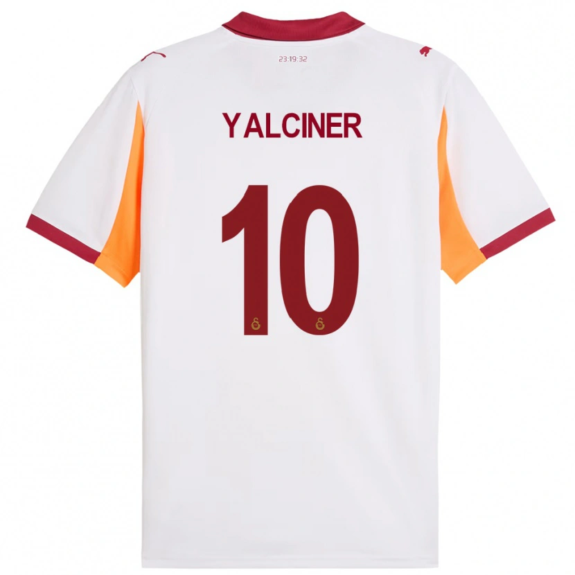 Danxen Kvinnor İsmigül Yalçıner #10 Vit Röd Bortatröja Matchtröjor 2025/26 Tröjor T-Tröja