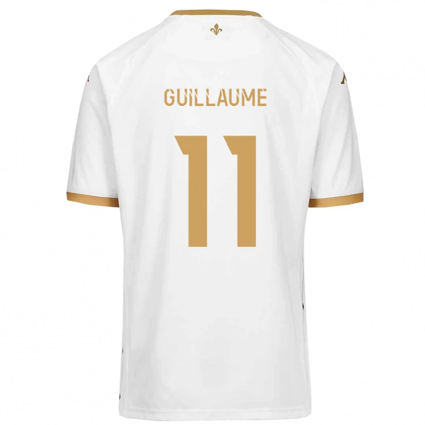 Danxen Kvinnor Shelton Guillaume #11 Vitt Guld Bortatröja Matchtröjor 2025/26 Tröjor T-Tröja