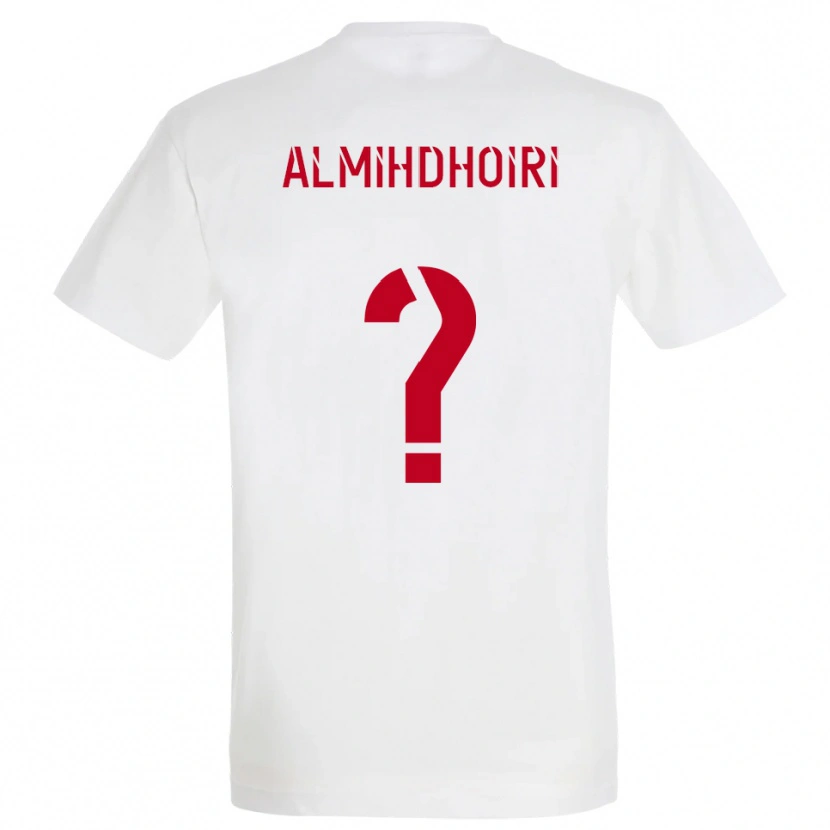 Danxen Kvinnor Younes Almihdhoiri #0 Vitt Rött Gult Bortatröja Matchtröjor 2025/26 Tröjor T-Tröja
