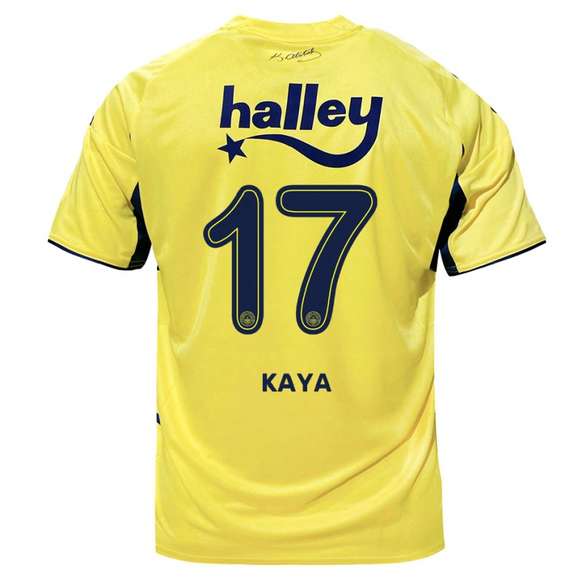 Danxen Kvinnor İpek Kaya #17 Gul Marinblå Bortatröja Matchtröjor 2025/26 Tröjor T-Tröja