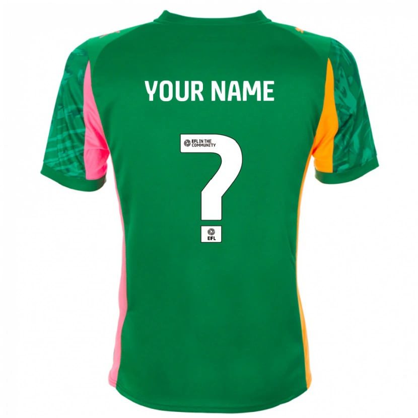 Danxen Barn Blackpool FC Grön Orange Målvaktströja 2025/26 T-tröja