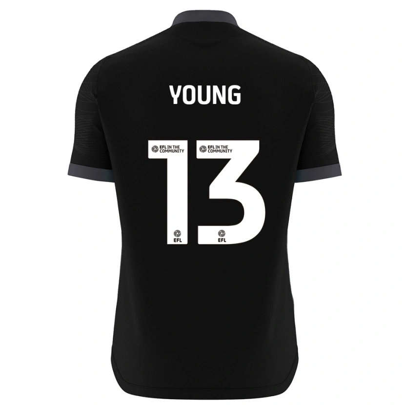 Danxen Barn Brad Young #13 Svart Vit Målvaktströja 2025/26 T-tröja