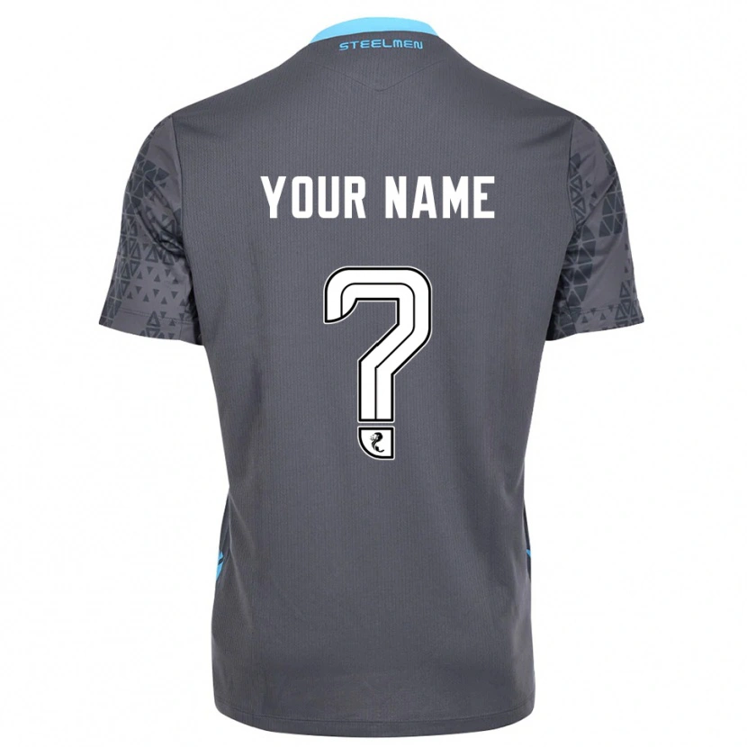 Danxen Barn Motherwell FC Grå Vit Målvaktströja 2025/26 T-tröja