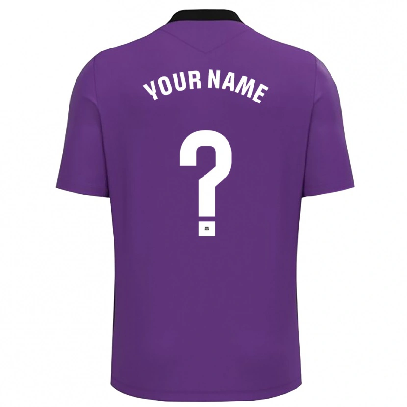 Danxen Barn FC Cartagena Lila Vit Målvaktströja 2025/26 T-tröja