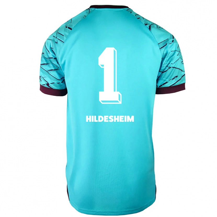 Danxen Barn Philip Hildesheim #1 Himmelblå Lila Målvaktströja 2025/26 T-tröja
