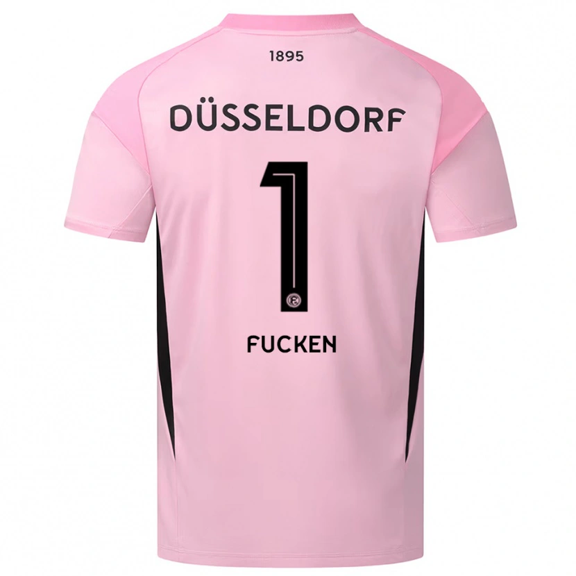 Danxen Barn Kilian Fucken #1 Rosa Svart Målvaktströja 2025/26 T-tröja