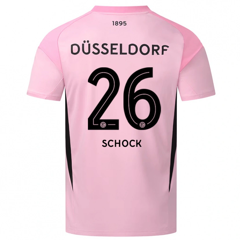 Danxen Barn Florian Schock #26 Rosa Svart Målvaktströja 2025/26 T-tröja