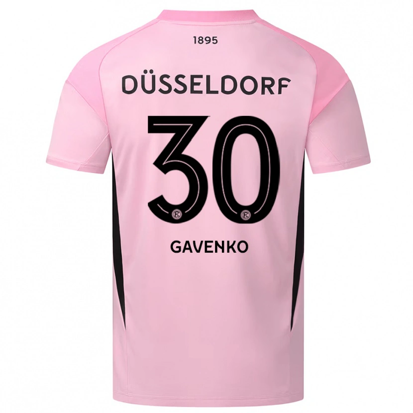Danxen Barn Ivan Gavenko #30 Rosa Svart Målvaktströja 2025/26 T-tröja