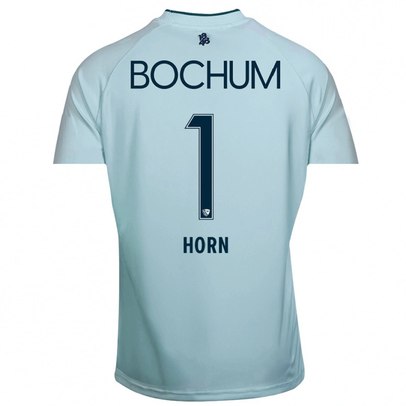 Danxen Barn Timo Horn #1 Cyan-Blå Målvaktströja 2025/26 T-tröja