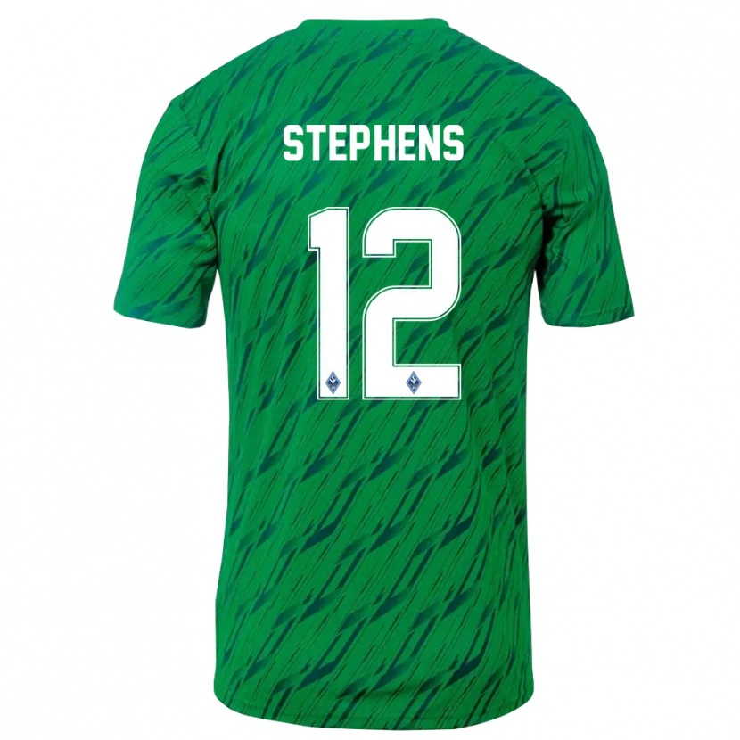 Danxen Barn Kaden Stephens #12 Grön Vit Målvaktströja 2025/26 T-tröja
