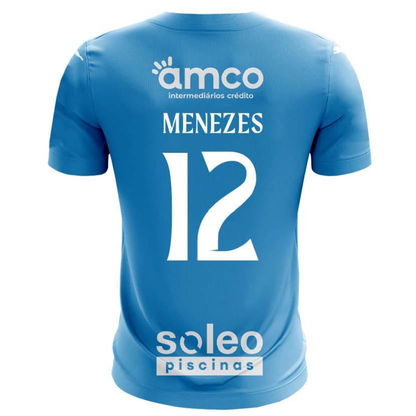 Danxen Barn Gabriel Menezes #12 Blå Vit Målvaktströja 2025/26 T-tröja