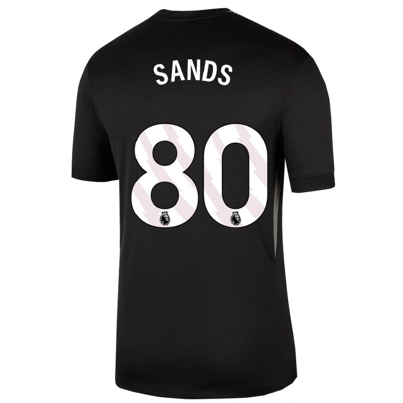 Danxen Barn Hudson Sands #80 Svart Vit Målvaktströja 2025/26 T-tröja