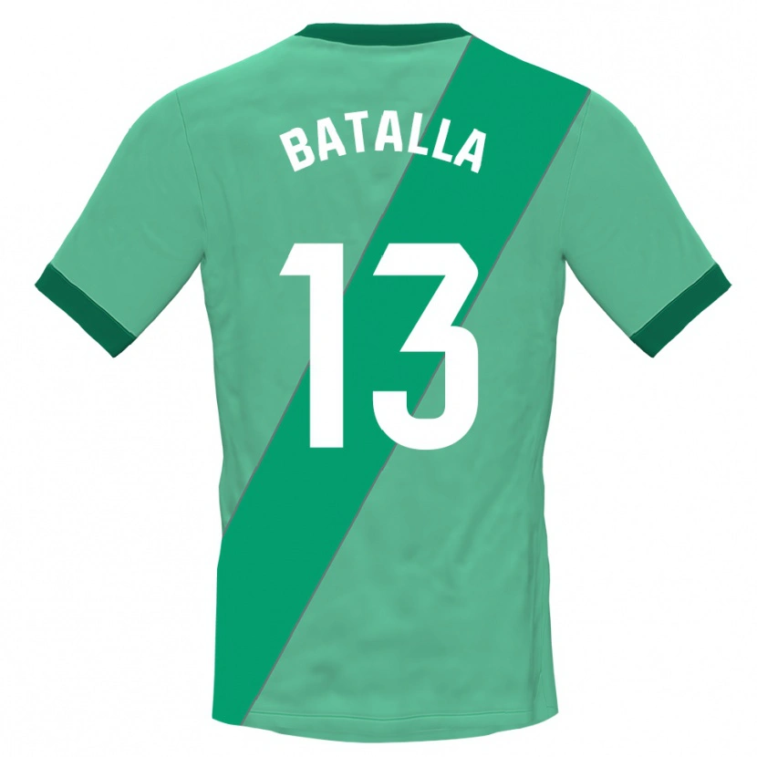 Danxen Barn Augusto Batalla #13 Grön Svart Målvaktströja 2025/26 T-tröja