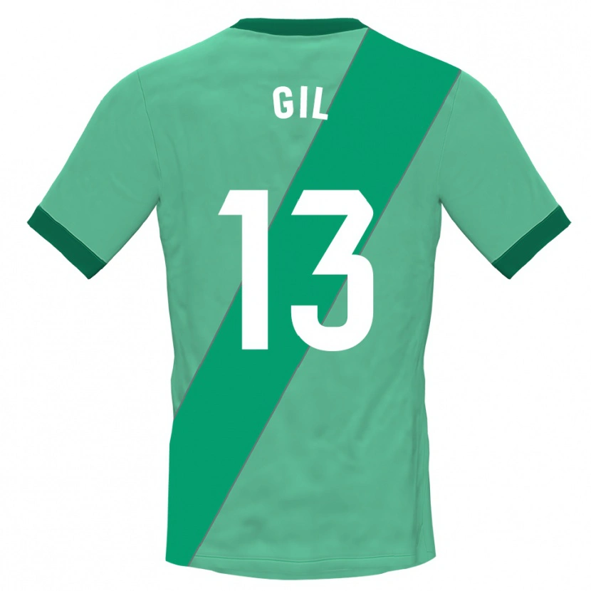 Danxen Barn Juanpe Gil #13 Grön Svart Målvaktströja 2025/26 T-tröja