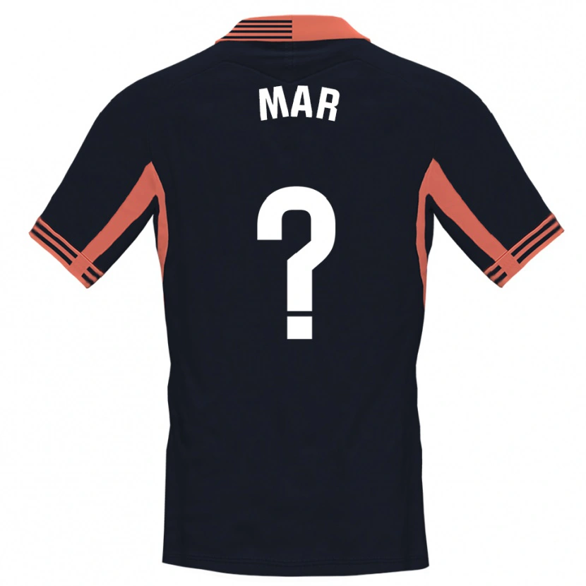 Danxen Barn Mar Segarra Casanova #0 Svart Vit Orange Målvaktströja 2025/26 T-tröja