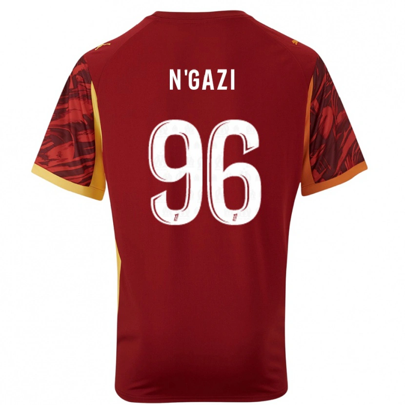 Danxen Barn Chloé N'gazi #96 Burgundy Brun Målvaktströja 2025/26 T-tröja
