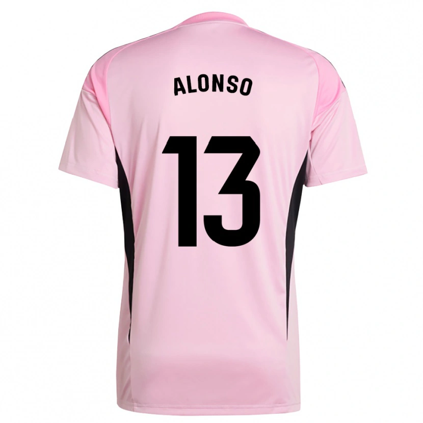Danxen Barn Maikel Alonso #13 Rosa Svart Målvaktströja 2025/26 T-tröja