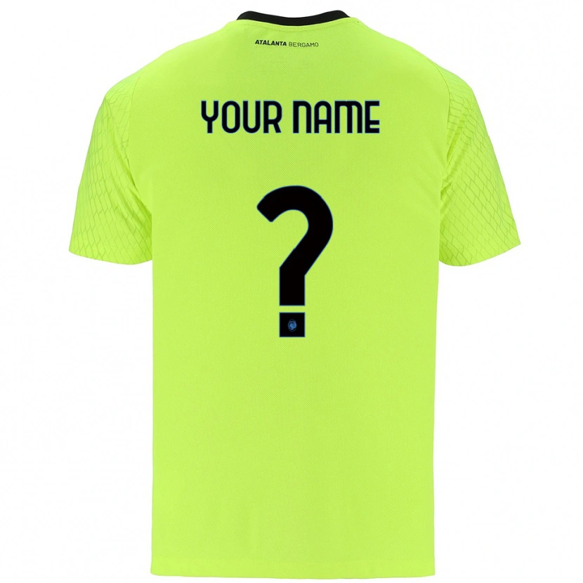 Danxen Barn Atalanta BC Gul Grön Röd Målvaktströja 2025/26 T-tröja