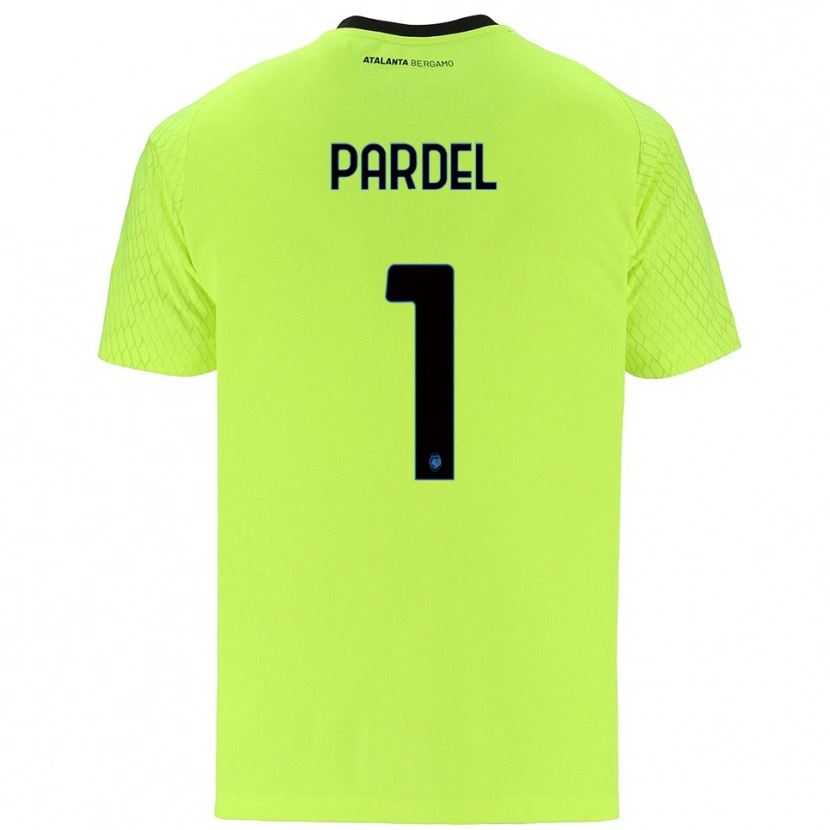 Danxen Barn Piotr Pardel #1 Gul Grön Röd Målvaktströja 2025/26 T-tröja