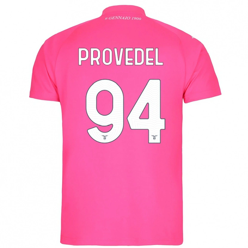 Danxen Barn Ivan Provedel #94 Djup Rosa Målvaktströja 2025/26 T-tröja