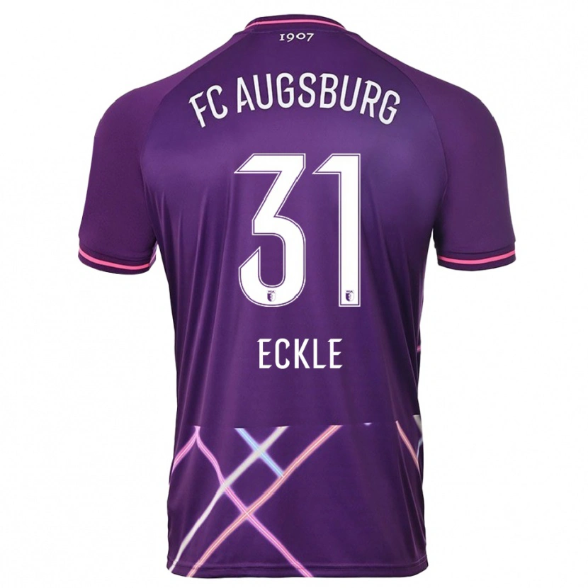 Danxen Barn Philipp Eckle #31 Lila Rosa Målvaktströja 2025/26 T-tröja