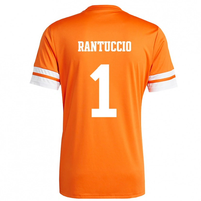 Danxen Barn Carmelo Rantuccio #1 Orange Vit Målvaktströja 2025/26 T-tröja