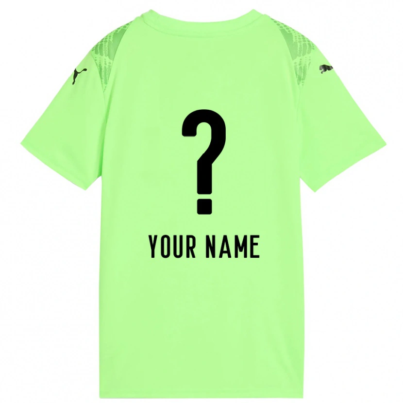 Danxen Barn Atletico Penarol Ljusgrön Svart Målvaktströja 2025/26 T-tröja
