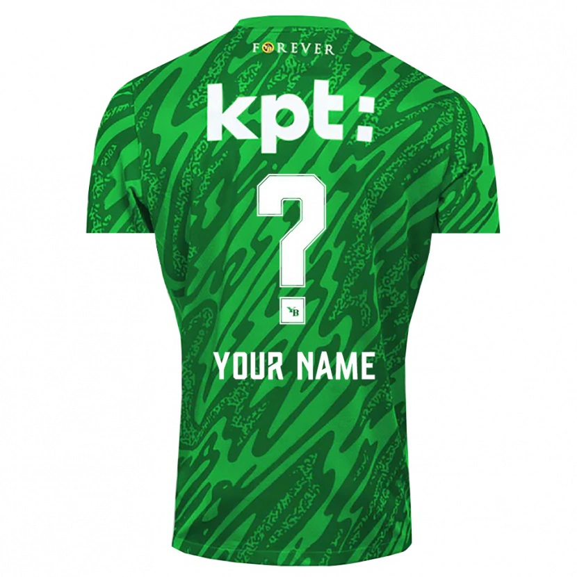 Danxen Barn BSC Young Boys Grön Vit Målvaktströja 2025/26 T-tröja