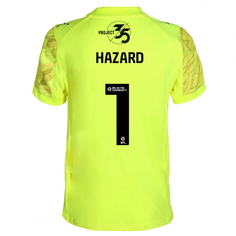 Danxen Barn Conor Hazard #1 Fluorescerande Grön Svart Målvaktströja 2025/26 T-tröja