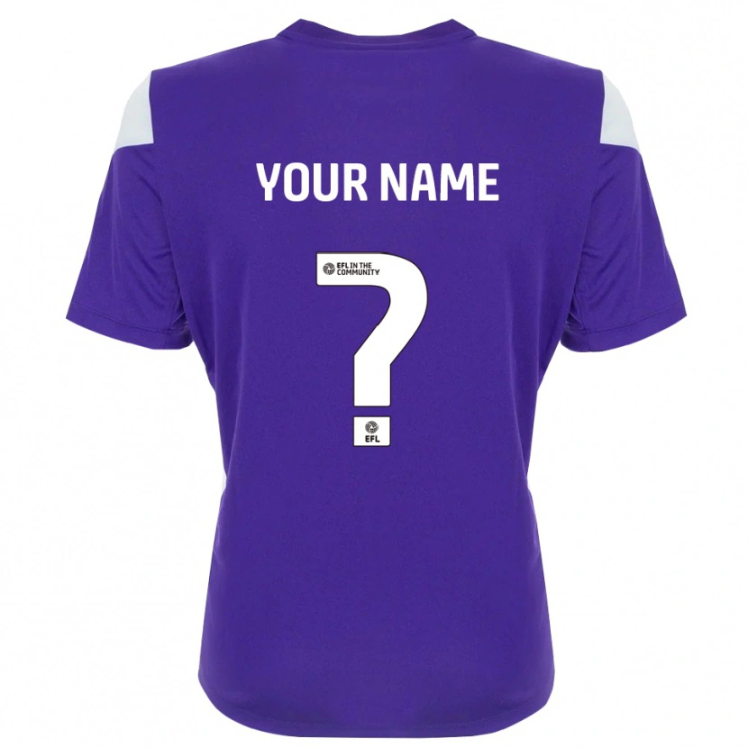 Danxen Barn Walsall FC Lila Vit Målvaktströja 2025/26 T-tröja