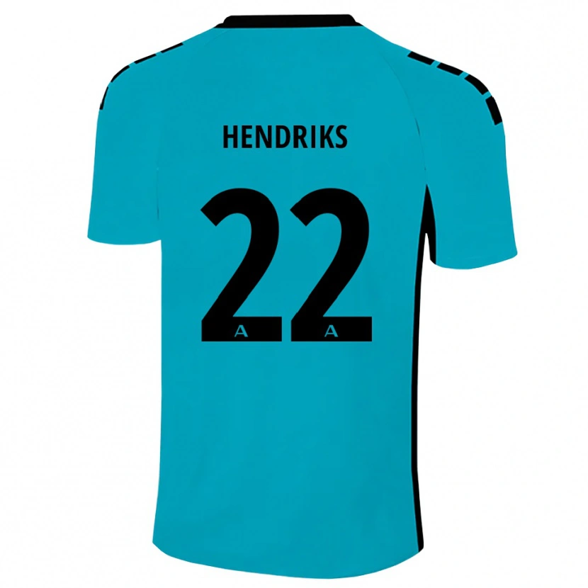 Danxen Barn Tom Hendriks #22 Cyan Målvaktströja 2025/26 T-tröja