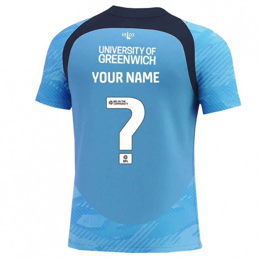 Danxen Barn Charlton Athletic Blå Vit Målvaktströja 2025/26 T-tröja