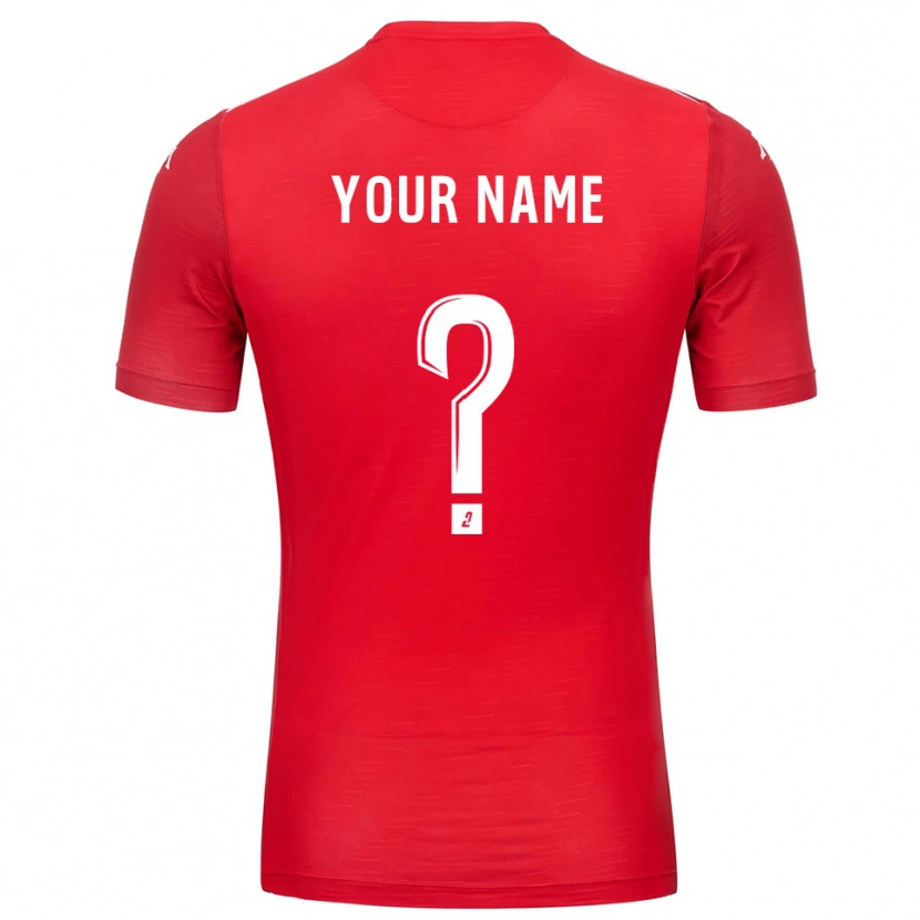 Danxen Barn Red Star Paris Röd Vit Målvaktströja 2025/26 T-tröja