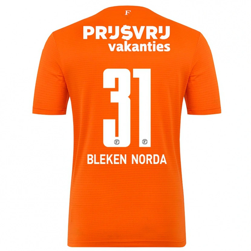 Danxen Barn Haakon Bleken Norda #31 Orange Svart Målvaktströja 2025/26 T-tröja